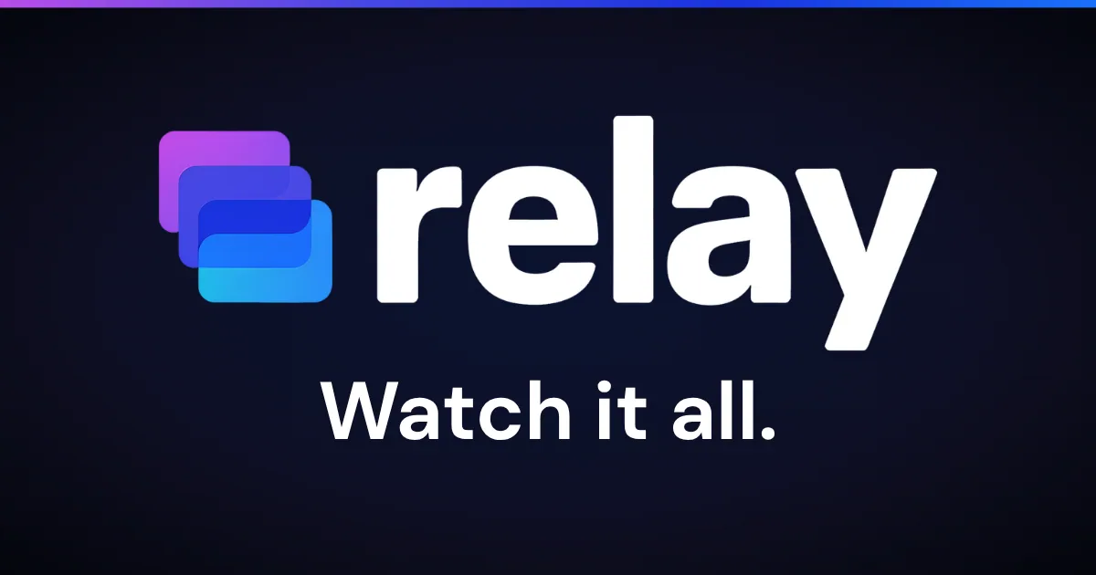 Relay website preview